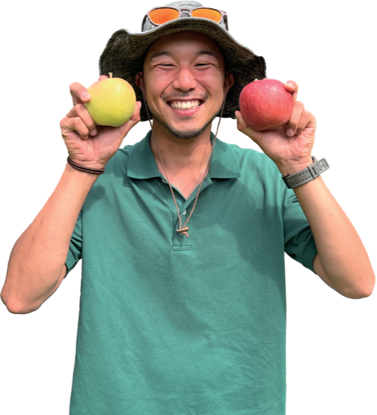 りょうま農園の田中綾真さん